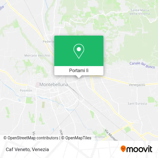 Mappa Caf Veneto