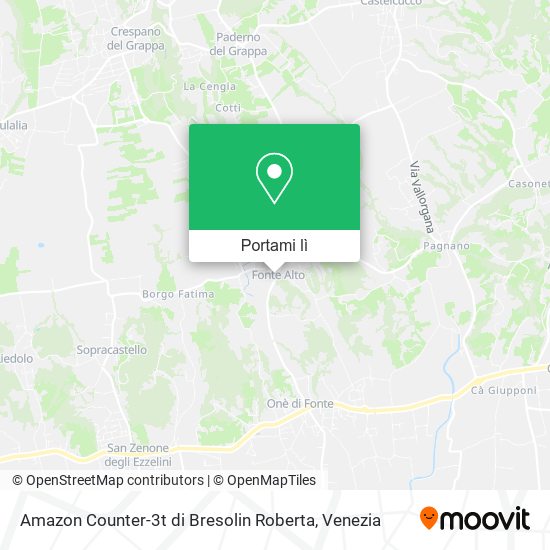Mappa Amazon Counter-3t di Bresolin Roberta