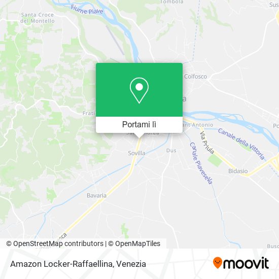 Mappa Amazon Locker-Raffaellina