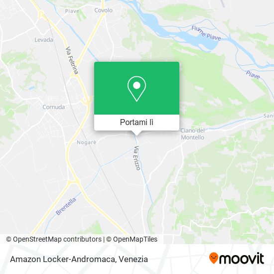 Mappa Amazon Locker-Andromaca