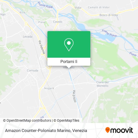 Mappa Amazon Counter-Poloniato Marino