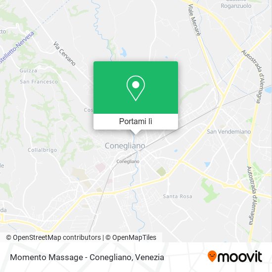 Mappa Momento Massage - Conegliano