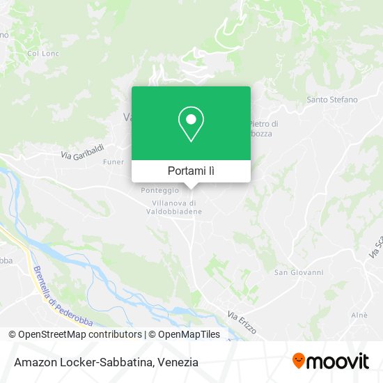 Mappa Amazon Locker-Sabbatina