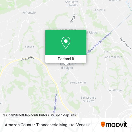 Mappa Amazon Counter-Tabaccheria Maglitto