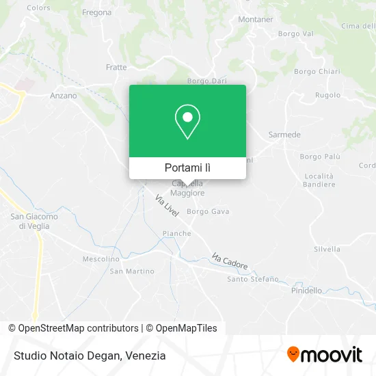 Mappa Studio Notaio Degan