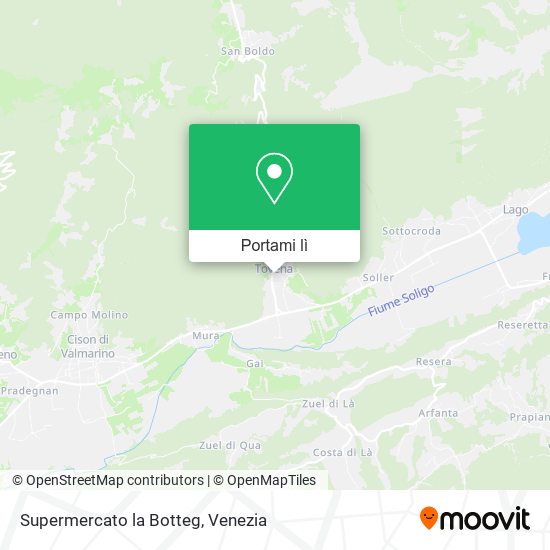 Mappa Supermercato la Botteg