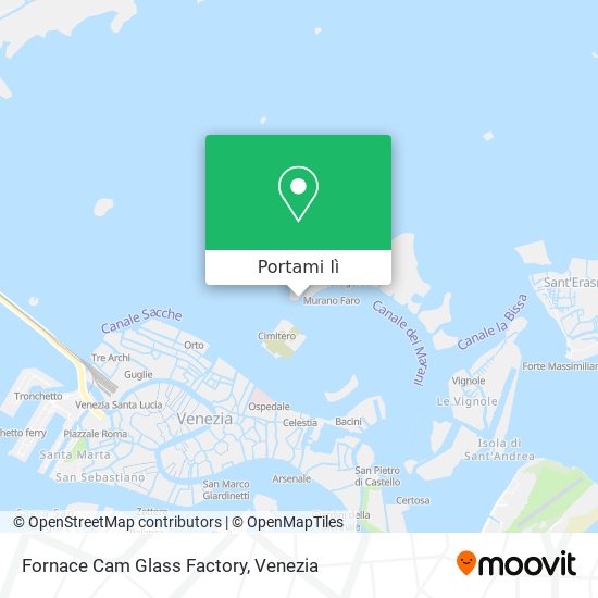 Mappa Fornace Cam Glass Factory