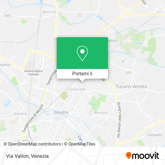 Mappa Via Vallon