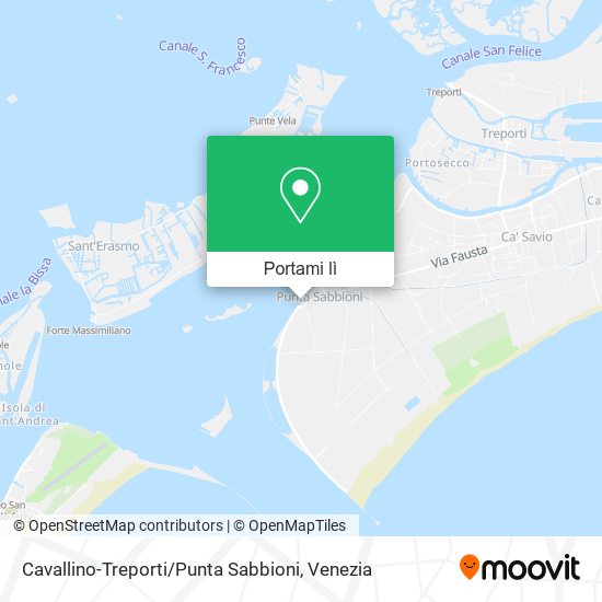 Mappa Cavallino-Treporti / Punta Sabbioni