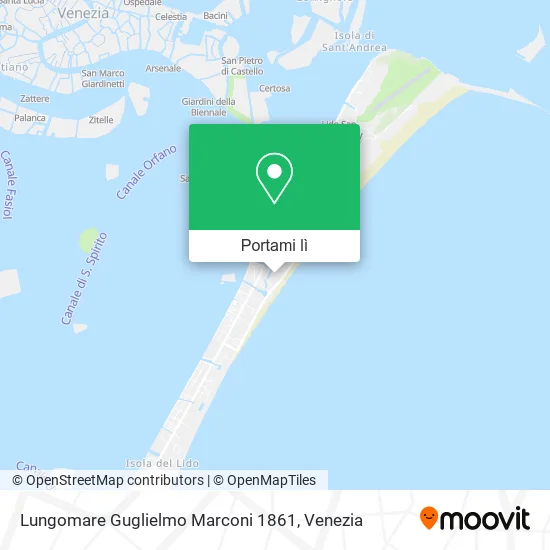 Mappa Lungomare Guglielmo Marconi  1861