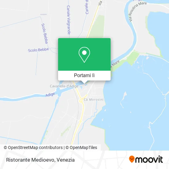 Mappa Ristorante Medioevo