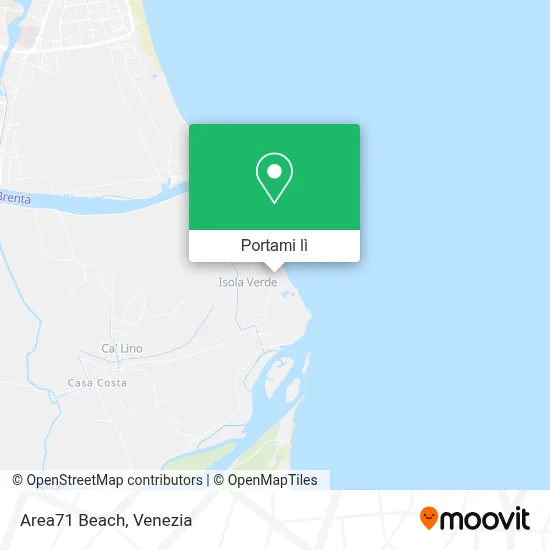 Mappa Area71 Beach
