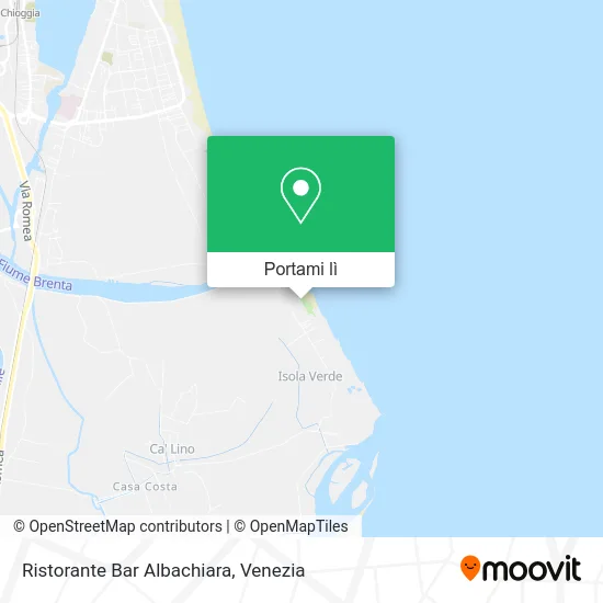 Mappa Ristorante Bar Albachiara