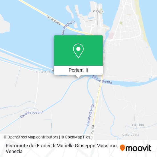 Mappa Ristorante dai Fradei di Mariella Giuseppe Massimo