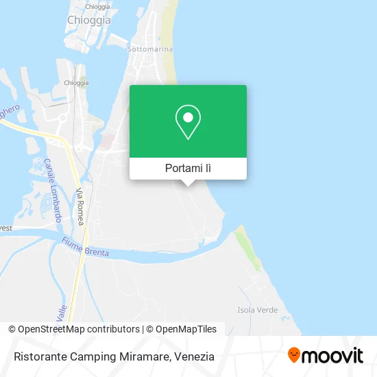 Mappa Ristorante Camping Miramare