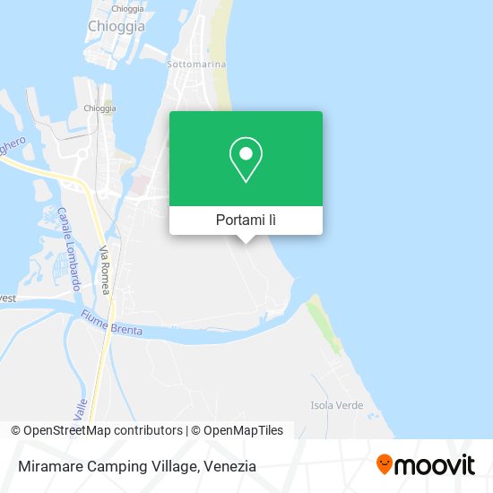 Mappa Miramare Camping Village