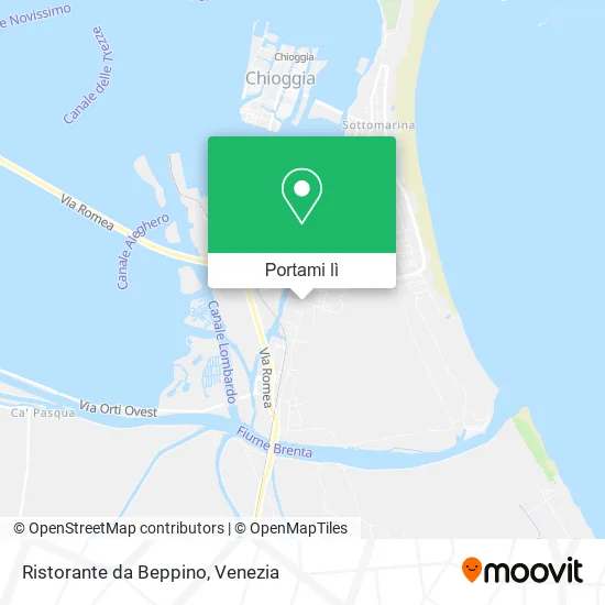 Mappa Ristorante da Beppino