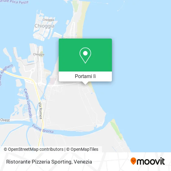 Mappa Ristorante Pizzeria Sporting