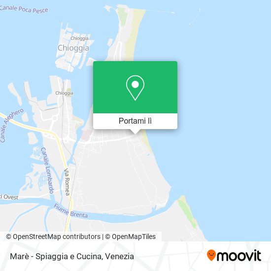 Mappa Marè - Spiaggia e Cucina