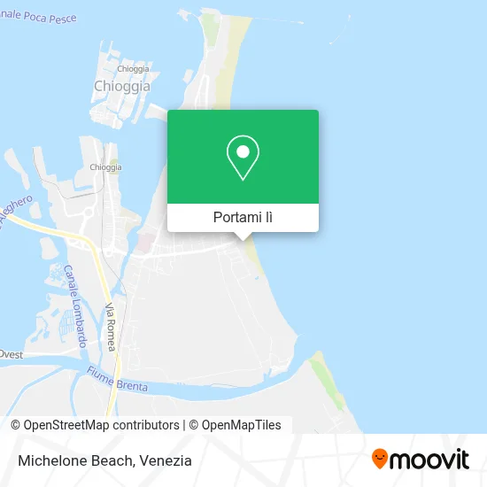 Mappa Michelone Beach