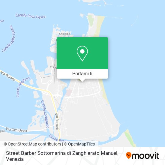 Mappa Street Barber Sottomarina di Zanghierato Manuel