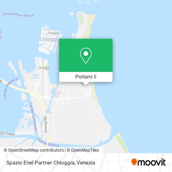 Mappa Spazio Enel Partner Chioggia