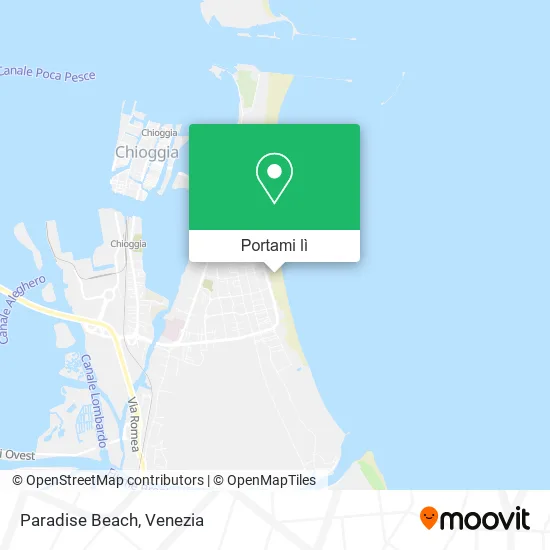 Mappa Paradise Beach