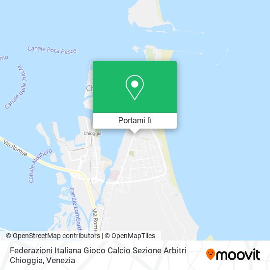 Mappa Federazioni Italiana Gioco Calcio Sezione Arbitri Chioggia