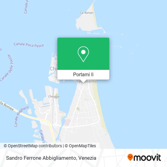 Mappa Sandro Ferrone Abbigliamento