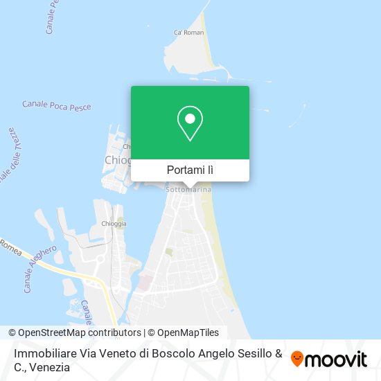 Mappa Immobiliare Via Veneto di Boscolo Angelo Sesillo & C.