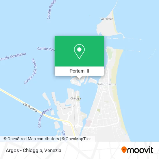 Mappa Argos - Chioggia