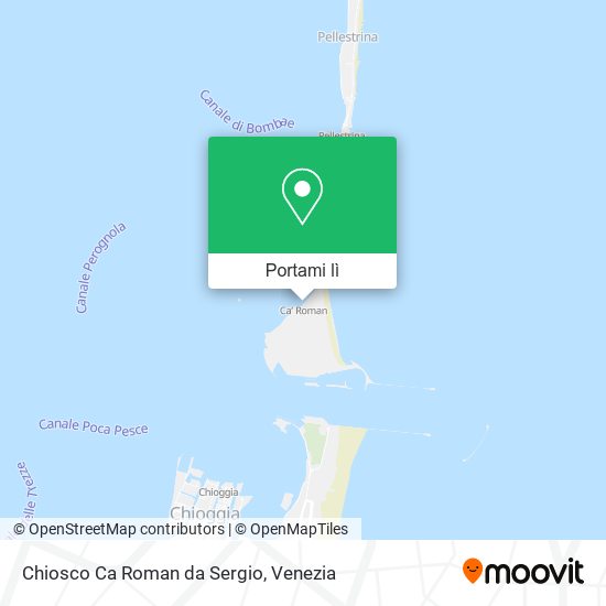 Mappa Chiosco Ca Roman da Sergio