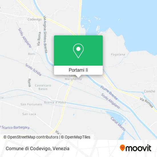 Mappa Comune di Codevigo