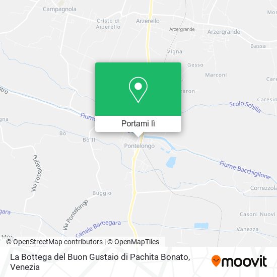 Mappa La Bottega del Buon Gustaio di Pachita Bonato