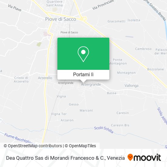 Mappa Dea Quattro Sas di Morandi Francesco & C.