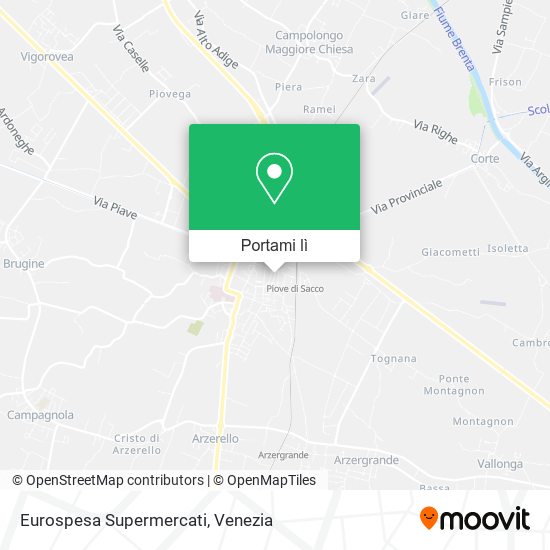 Mappa Eurospesa Supermercati