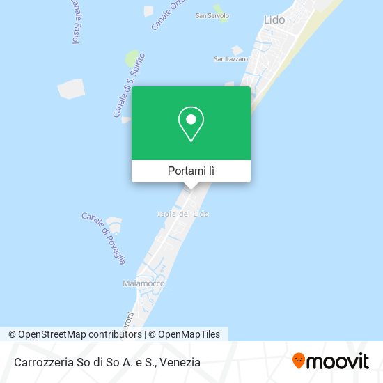 Mappa Carrozzeria So di So A. e S.