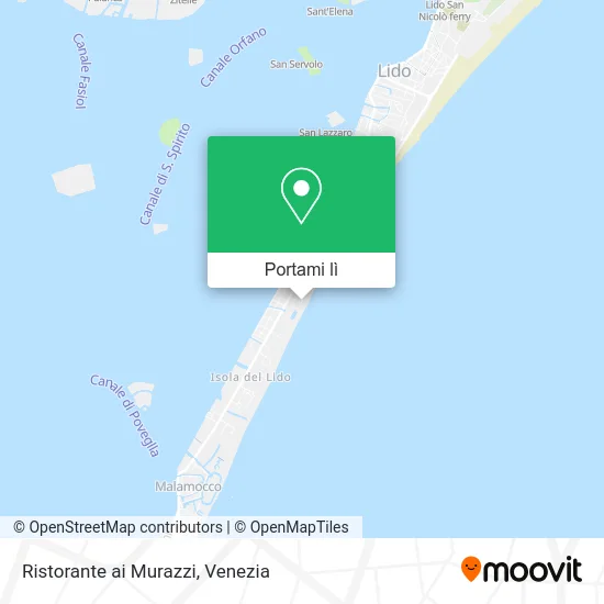 Mappa Ristorante ai Murazzi