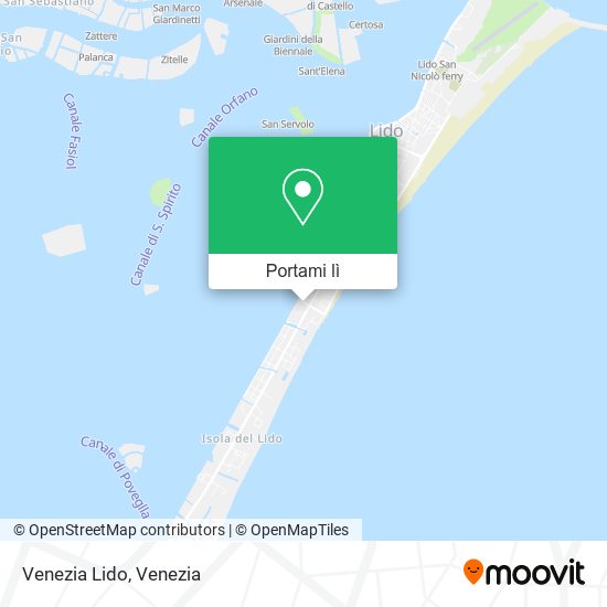 Mappa Venezia Lido