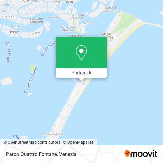 Mappa Parco Quattro Fontane