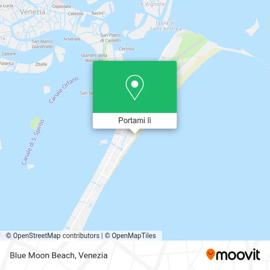 Mappa Blue Moon Beach