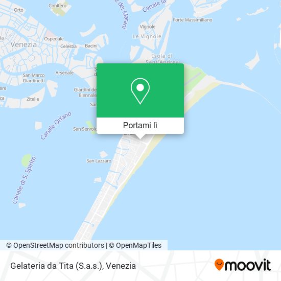 Mappa Gelateria da Tita (S.a.s.)