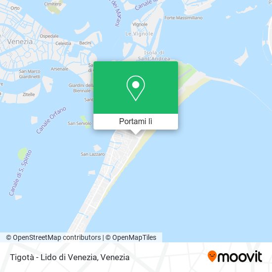 Mappa Tigotà - Lido di Venezia