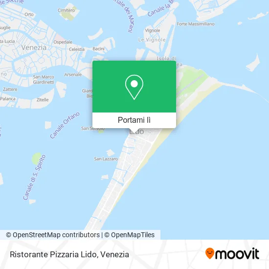 Mappa Ristorante Pizzaria Lido