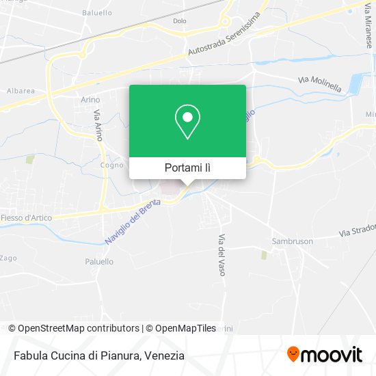 Mappa Fabula Cucina di Pianura