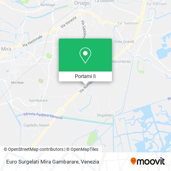 Mappa Euro Surgelati Mira Gambarare