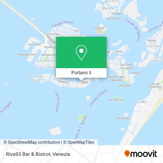 Mappa Riva93 Bar & Bistrot
