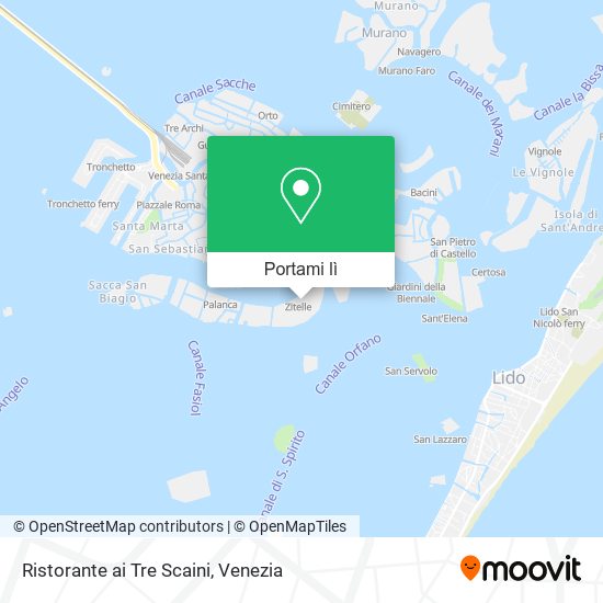 Mappa Ristorante ai Tre Scaini
