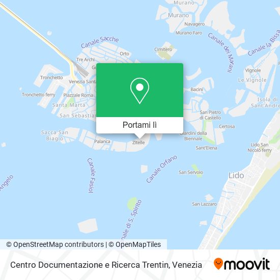 Mappa Centro Documentazione e Ricerca Trentin