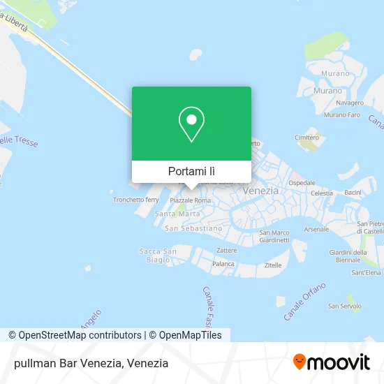Mappa pullman Bar Venezia